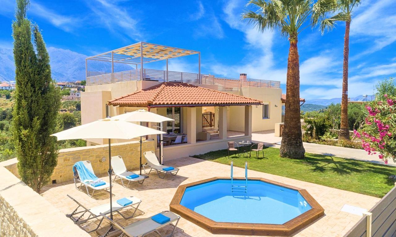 Villa Di Palma Heated Pool Koufi Eksteriør billede