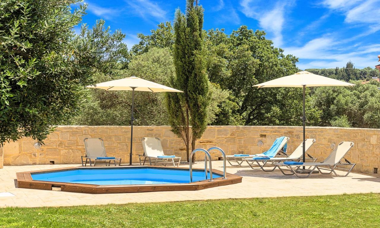 Villa Di Palma Heated Pool Koufi Eksteriør billede